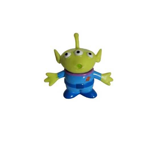 Pixar Toy Story claw Green 3 Eyed aliens Pizza Planet toy figure Disney 1 1/2" - Picture 1 of 6